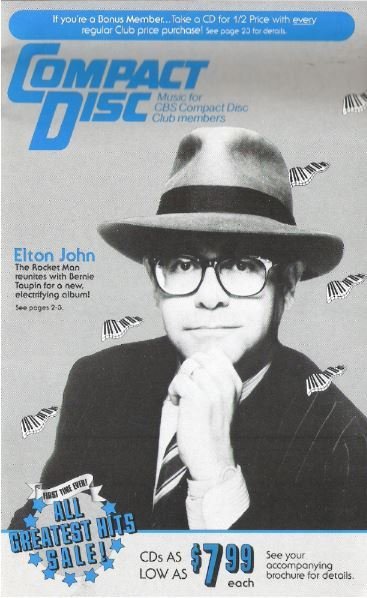 Compact Disc / Elton John - Sleeping With the Past | Catalog | 1989