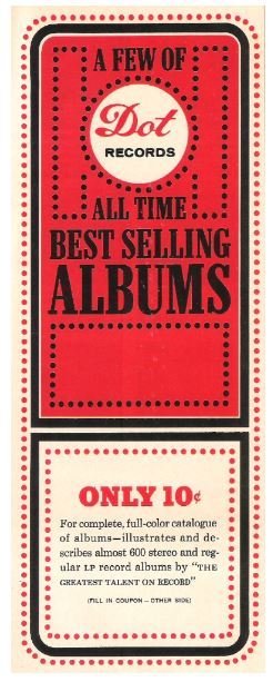 Dot Records / All Time Best Selling Albums | Catalog (1965)