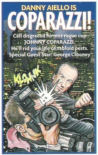 Aiello, Danny / Danny Aiello Is Coparazzi! | Magazine Cartoon (1997)