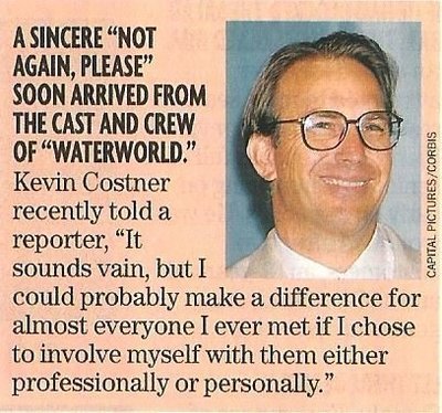 Costner, Kevin / A Sincere "Not Again, Please" Soon Arrived... | Magazine Article + Photo (1997)