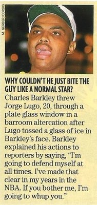 Barkley, Charles / Why Couldn't He Just Bite the Guy... | Magazine Article with Photo (1997)