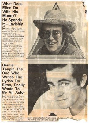 John, Elton (+ Bernie Taupin) / What Does Elton Do with His Money (1976)