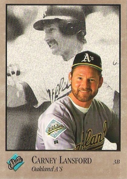 Lansford, Carney / Oakland Athletics / Studio No. 225 | Baseball Trading Card (1992)