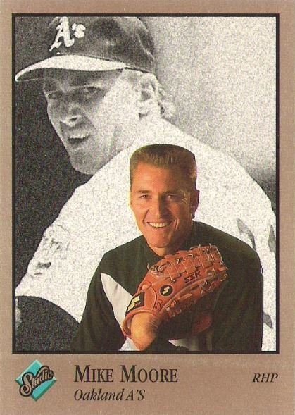 Moore, Mike / Oakland Athletics / Studio No. 227 | Baseball Trading Card (1992)