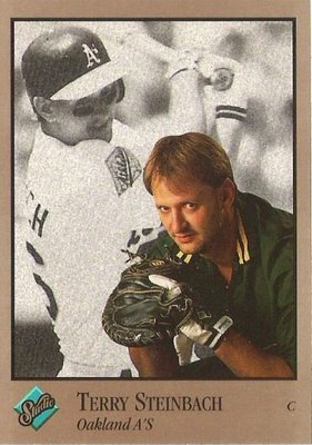 Steinbach, Terry / Oakland Athletics / Studio No. 229 | Baseball Trading Card (1992)