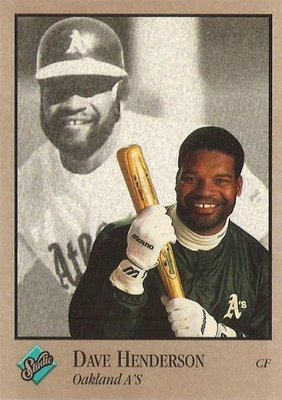Henderson, Dave / Oakland Athletics / Studio No. 224 | Baseball Trading Card (1992)