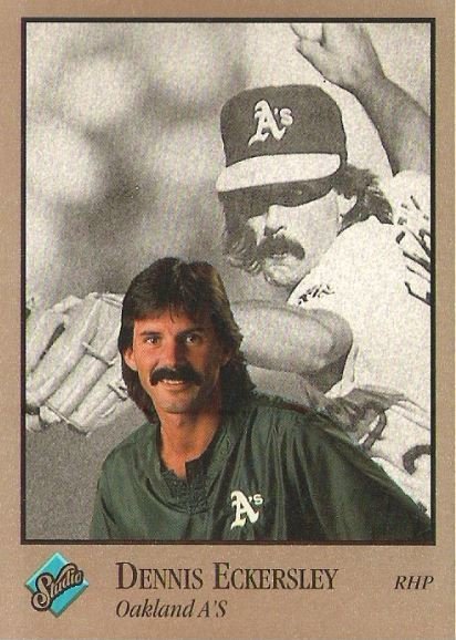 Eckersley, Dennis / Oakland Athletics / Studio No. 223 | Baseball Trading Card (1992) / Hall of Famer