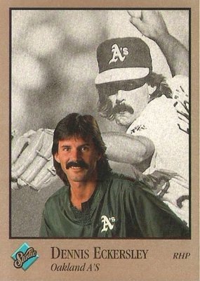 Eckersley, Dennis / Oakland Athletics / Studio No. 223 | Baseball Trading Card (1992) / Hall of Famer