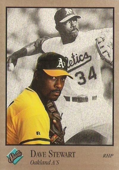 Stewart, Dave / Oakland Athletics / Studio No. 230 | Baseball Trading Card (1992)