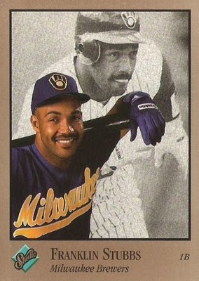 Stubbs, Franklin / Milwaukee Brewers / Studio No. 196 | Baseball Trading Card (1992)