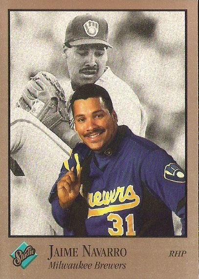 Navarro, Jaime / Milwaukee Brewers / Studio No. 195 | Baseball Trading Card (1992)