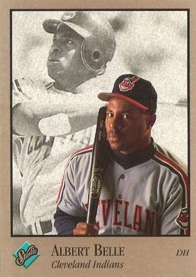 Belle, Albert / Cleveland Indians / Studio No. 164 | Baseball Trading Card (1992)