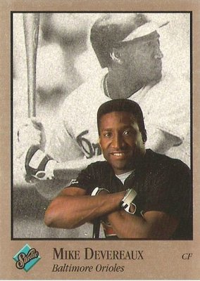 Devereaux, Mike / Baltimore Orioles / Studio No. 123 | Baseball Trading Card (1992)