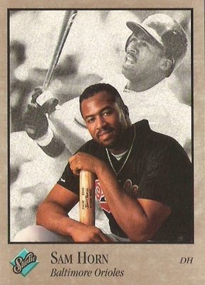 Horn, Sam / Baltimore Orioles / Studio No. 125 | Baseball Trading Card (1992)
