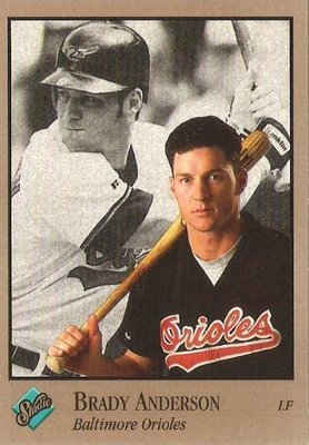 Anderson, Brady / Baltimore Orioles / Studio No. 121 | Baseball Trading Card (1992)