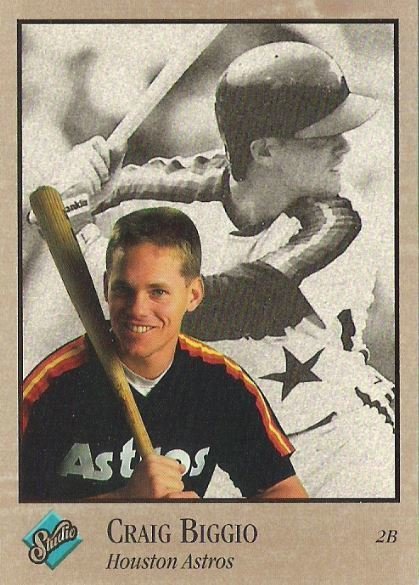 Biggio, Craig / Houston Astros / Studio No. 32 | Baseball Trading Card (1992) / Hall of Famer