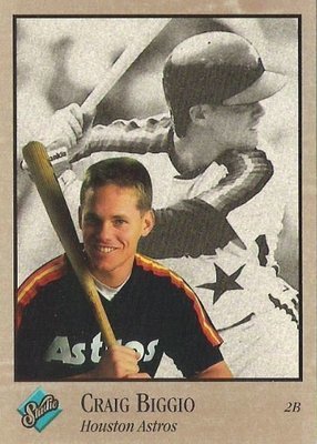 Biggio, Craig / Houston Astros / Studio No. 32 | Baseball Trading Card (1992) / Hall of Famer