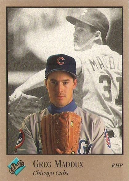Maddux, Greg / Chicago Cubs / Studio No. 15 | Baseball Trading Card (1992) / Hall of Famer