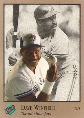 Winfield, Dave / Toronto Blue Jays / Studio No. 260 | Baseball Trading Card (1992) / Hall of Famer