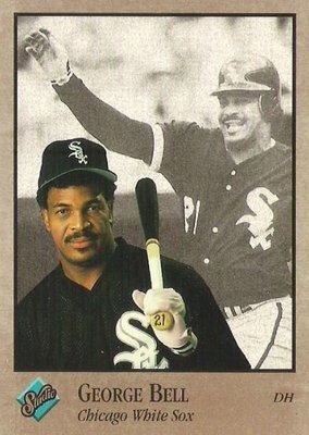 Bell, George / Chicago White Sox / Studio No. 151 | Baseball Trading Card (1992)