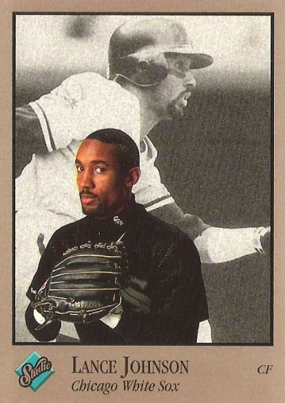 Johnson, Lance / Chicago White Sox / Studio No. 154 | Baseball Trading Card (1992)