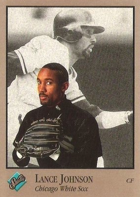 Johnson, Lance / Chicago White Sox / Studio No. 154 | Baseball Trading Card (1992)