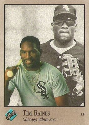 Raines, Tim / Chicago White Sox / Studio No. 156 | Baseball Trading Card (1992) / Hall of Famer