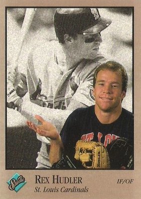 Hudler, Rex / St. Louis Cardinals / Studio No. 92 | Baseball Trading Card (1992)
