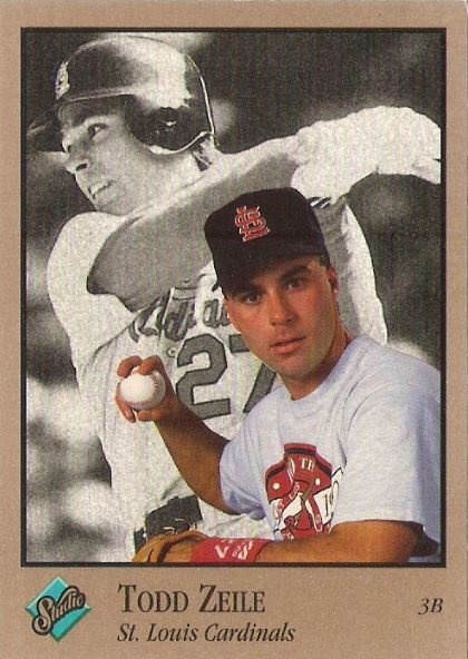 Zeile, Todd / St. Louis Cardinals / Studio No. 100 | Baseball Trading Card (1992)
