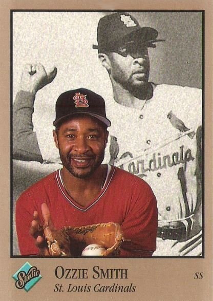 Smith, Ozzie / St. Louis Cardinals / Studio No. 98 | Baseball Trading Card (1992) / Hall of Famer