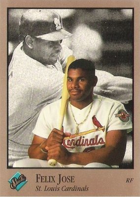 Jose, Felix / St. Louis Cardinals / Studio No. 94 | Baseball Trading Card (1992)