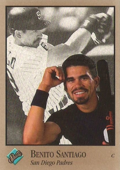 Santiago, Benito / San Diego Padres / Studio No. 107 | Baseball Trading Card (1992)