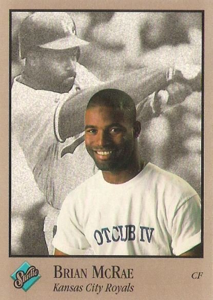 McRae, Brian / Kansas City Royals / Studio No. 187 | Baseball Trading Card (1992)