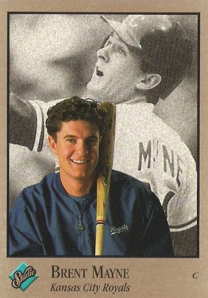 Mayne, Brent / Kansas City Royals / Studio No. 186 | Baseball Trading Card (1992)