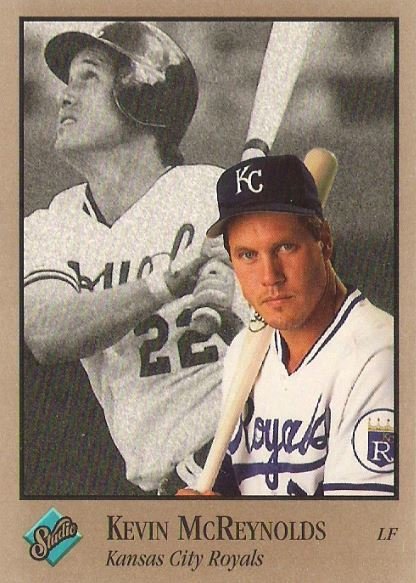 McReynolds, Kevin / Kansas City Royals / Studio No. 188 | Baseball Trading Card (1992)