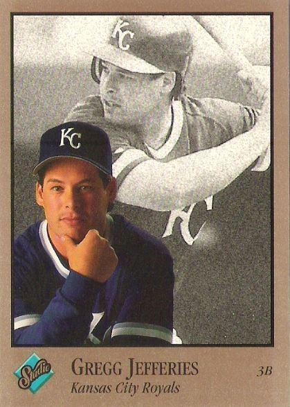 Jefferies, Gregg / Kansas City Royals / Studio No. 184 | Baseball Trading Card (1992)