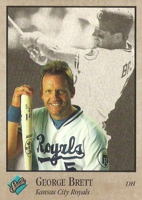 Brett, George / Kansas City Royals / Studio No. 181 | Baseball Trading Card (1992) / Hall of Famer