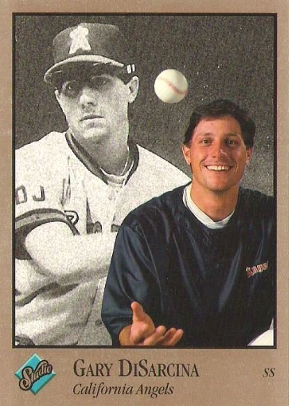 DiSarcina, Gary / California Angels / Studio No. 144 | Baseball Trading Card (1992)