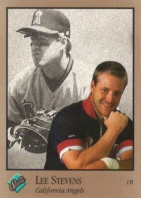 Stevens, Lee / California Angels / Studio No. 150 | Baseball Trading Card (1992)