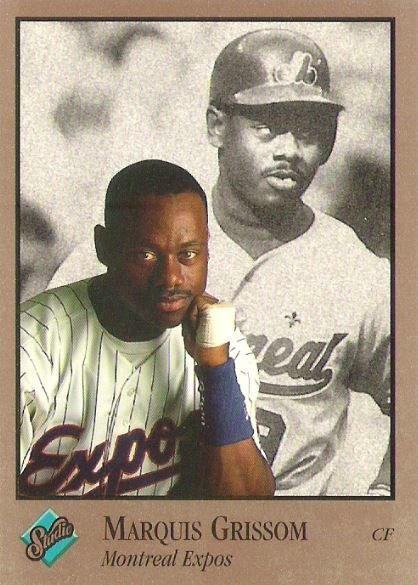 Grissom, Marquis / Montreal Expos / Studio No. 55 | Baseball Trading Card (1992)