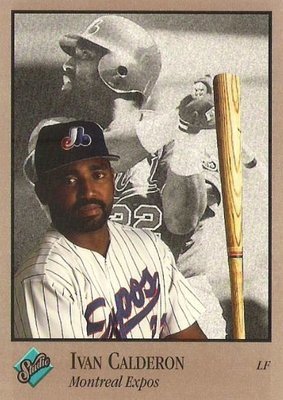 Calderon, Ivan / Montreal Expos / Studio No. 52 | Baseball Trading Card (1992)