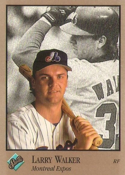 Walker, Larry / Montreal Expos / Studio No. 59 | Baseball Trading Card | 1992 | Hall of Famer