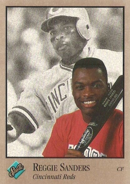 Sanders, Reggie / Cincinnati Reds / Studio No. 29 | Baseball Trading Card (1992)