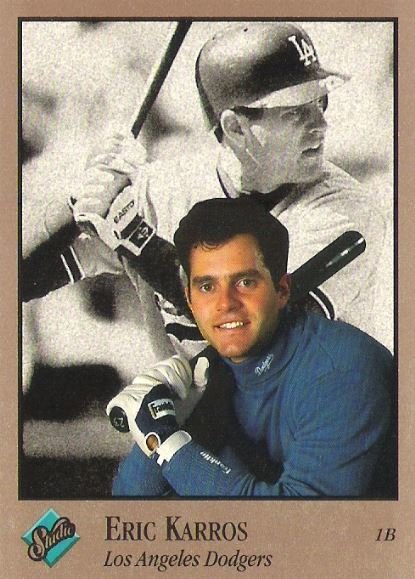 Karros, Eric / Los Angeles Dodgers / Studio No. 45 | Baseball Trading Card (1992)