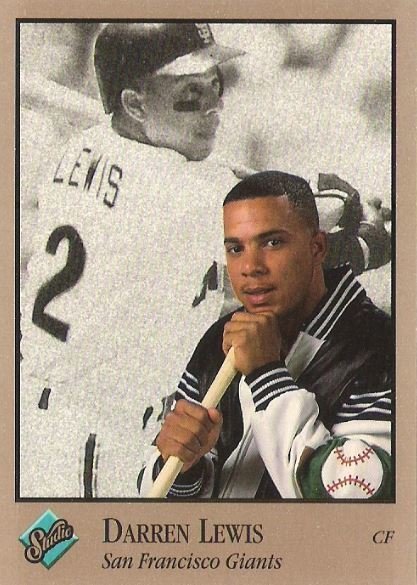 Lewis, Darren / San Francisco Giants / Studio No. 117 | Baseball Trading Card (1992)