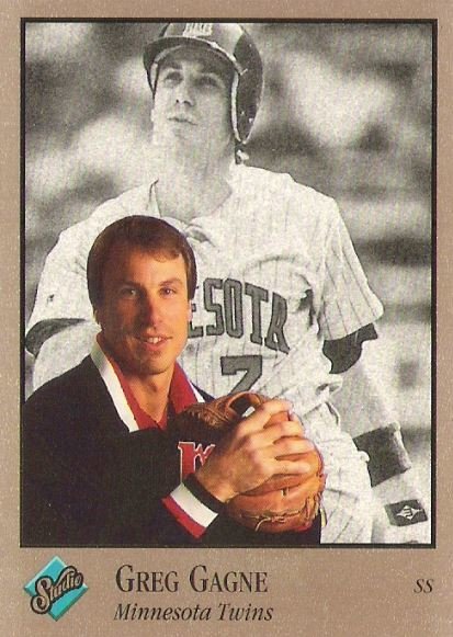 Gagne, Greg / Minnesota Twins / Studio No. 203 | Baseball Trading Card (1992)