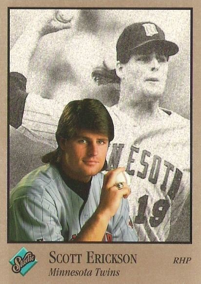 Erickson, Scott / Minnesota Twins / Studio No. 202 | Baseball Trading Card (1992)