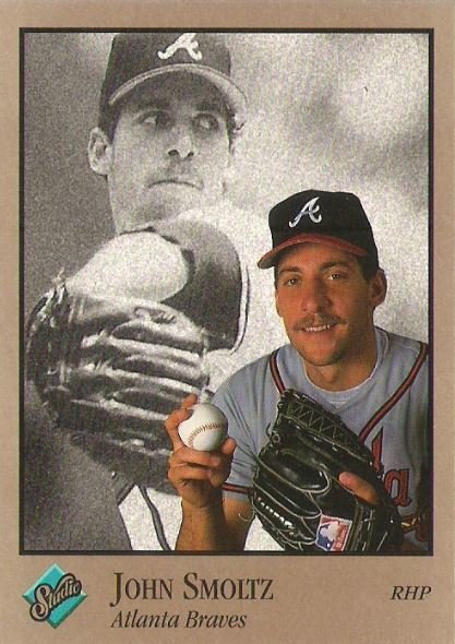 Smoltz, John / Atlanta Braves / Studio No. 10 | Baseball Trading Card (1992) / Hall of Famer