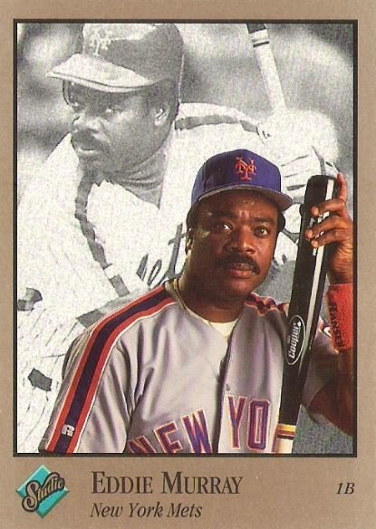 Murray, Eddie / New York Mets / Studio No. 68 | Baseball Trading Card (1992) / Hall of Famer