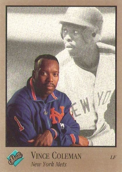 Coleman, Vince / New York Mets / Studio No. 63 | Baseball Trading Card (1992)